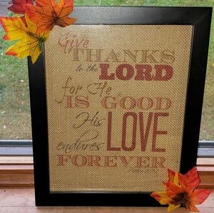 Custom made Fall Framed Art